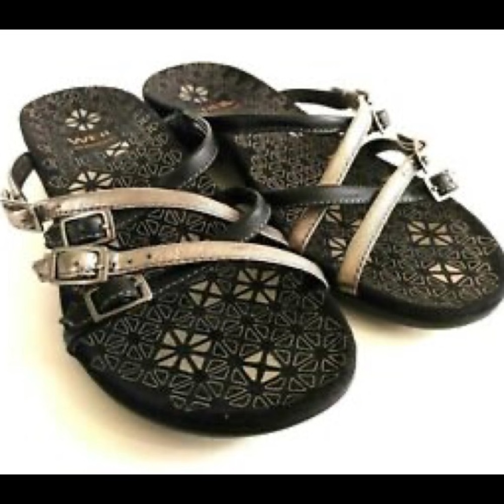 Dr Weil Orthaheel Black Inspire Sandals size 39 8